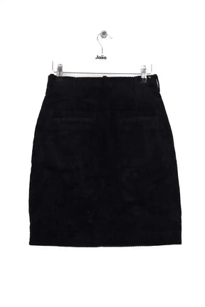 Jupe Sandro Noir en Velours