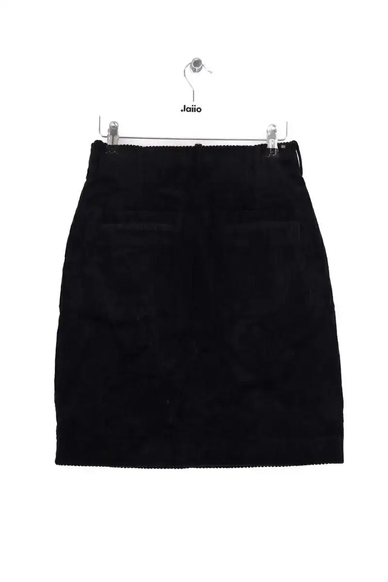 Jupe Sandro Noir en Velours