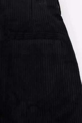 Jupe Sandro Noir en Velours