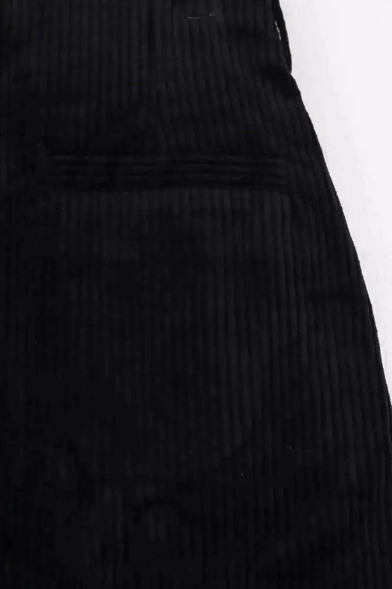 Jupe Sandro Noir en Velours