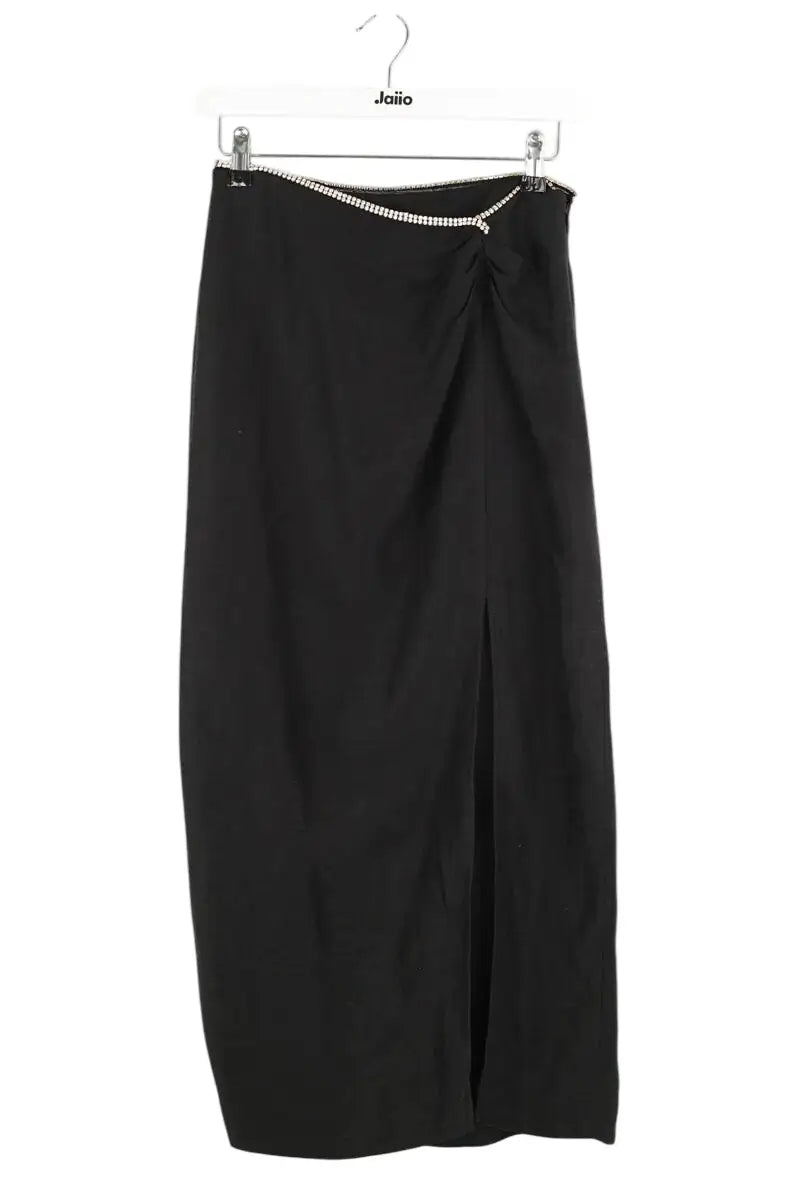Jupe Sandro Noir en Viscose, taille S - Seconde Main