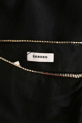 Jupe Sandro Noir en Viscose