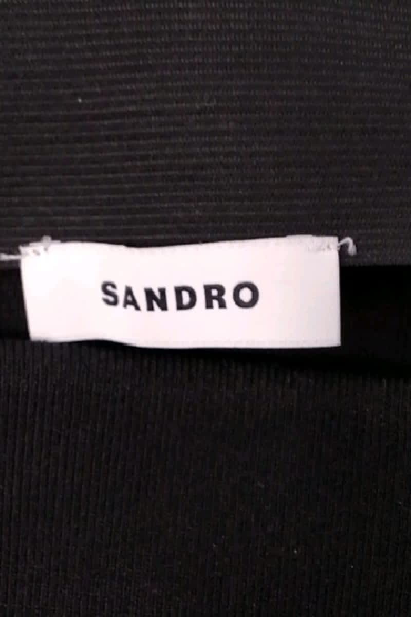 Jupe Sandro Noir en Viscose