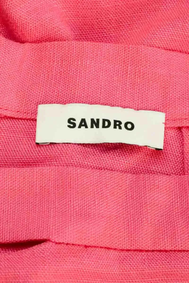 Jupe Sandro Rose en Lin