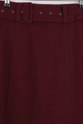Jupe Sea Bordeaux en Coton