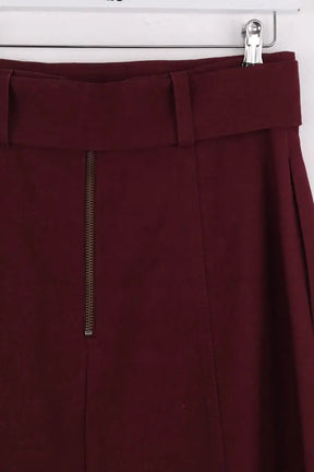 Jupe Sea Bordeaux en Coton