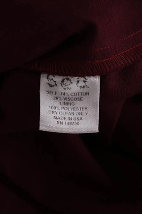 Jupe Sea Bordeaux en Coton