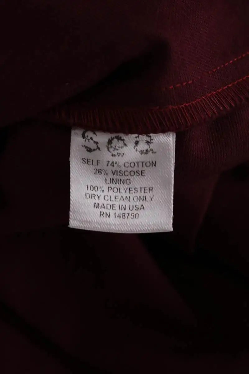 Jupe Sea Bordeaux en Coton