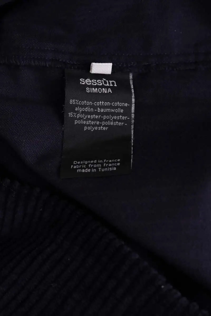 Jupe Sessun Marine en Coton