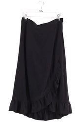 Jupe Sézane Adriana Noir en Soie, taille XL - Seconde Main