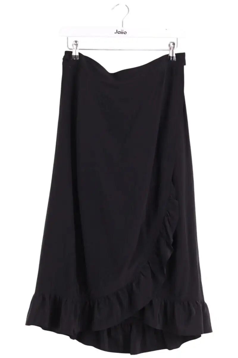 Jupe Sézane Adriana Noir en Soie, taille XL - Seconde Main