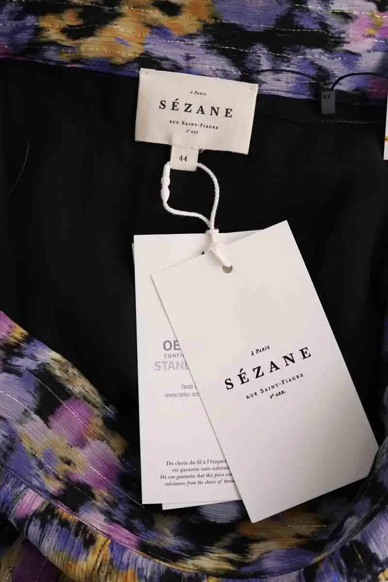 Jupe Sézane Alicia  Violet en Viscose