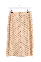 Jupe Sézane Beige en Coton, taille L - Seconde Main