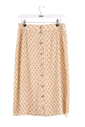 Jupe Sézane Beige en Coton, taille L - Seconde Main