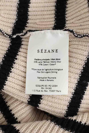 Jupe Sézane Beige en Laine