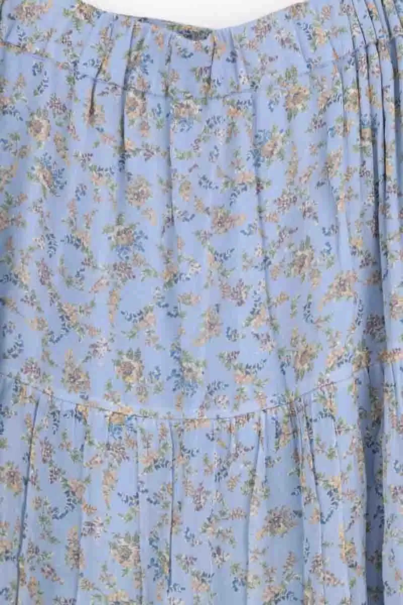 Jupe Sézane Bleu en Viscose
