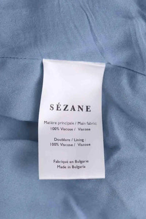 Jupe Sézane Bleu en Viscose