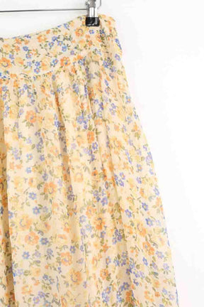 Jupe Sézane Jaune en Viscose