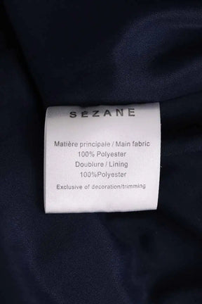 Jupe Sézane Marine en Synthétique
