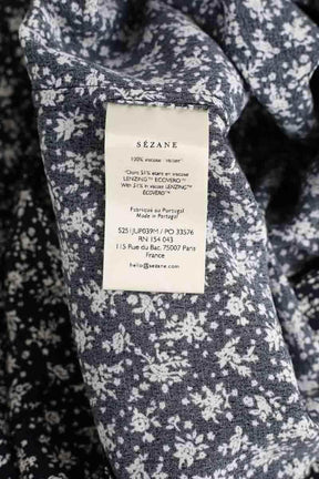 Jupe Sézane Marine en Viscose