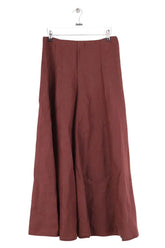 Jupe Sézane Marron en Lin, taille S - Seconde Main