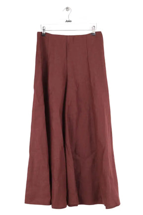 Jupe Sézane Marron en Lin, taille S - Seconde Main