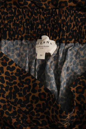 Jupe Sézane Marron en Viscose