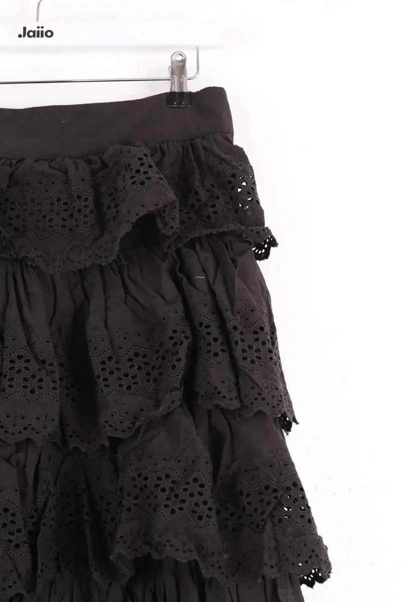 Jupe Sézane Noir en Coton