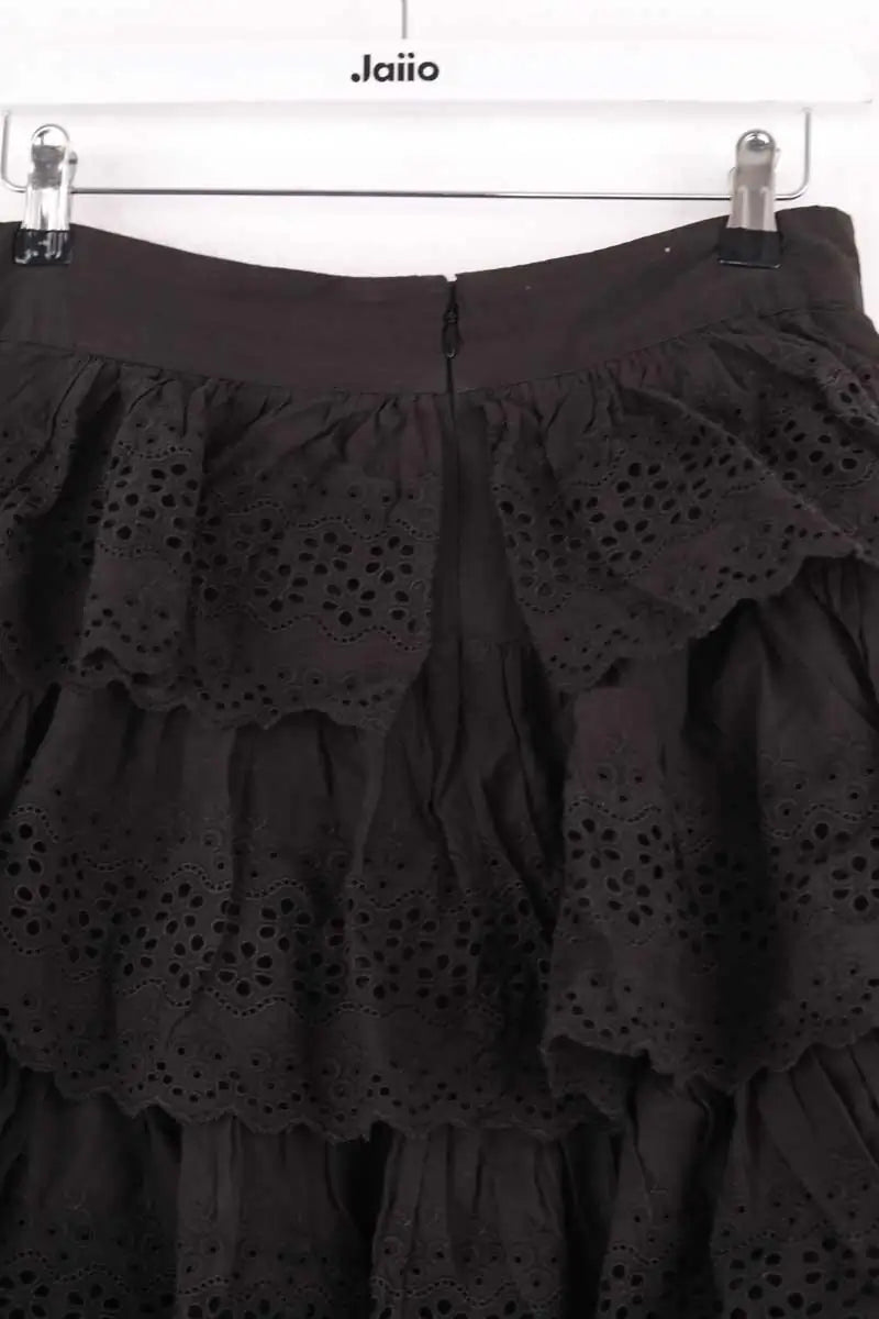 Jupe Sézane Noir en Coton
