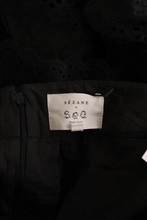 Jupe Sézane Noir en Coton