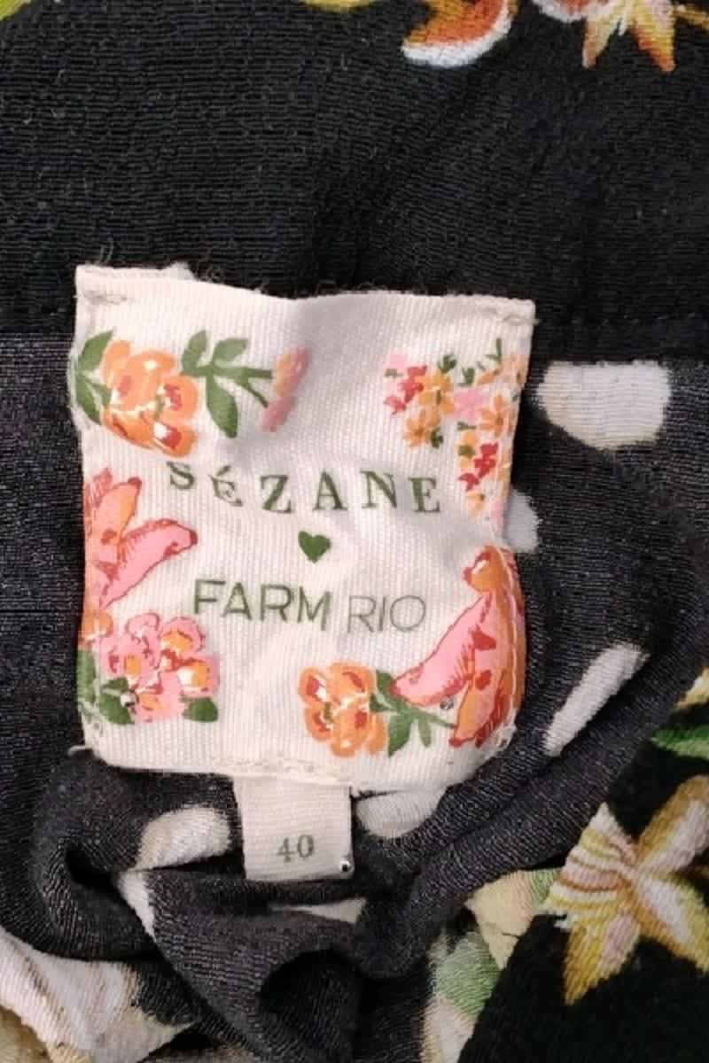 Jupe Sézane Noir en Viscose