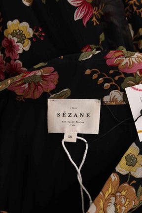 Jupe Sézane Noir en Viscose