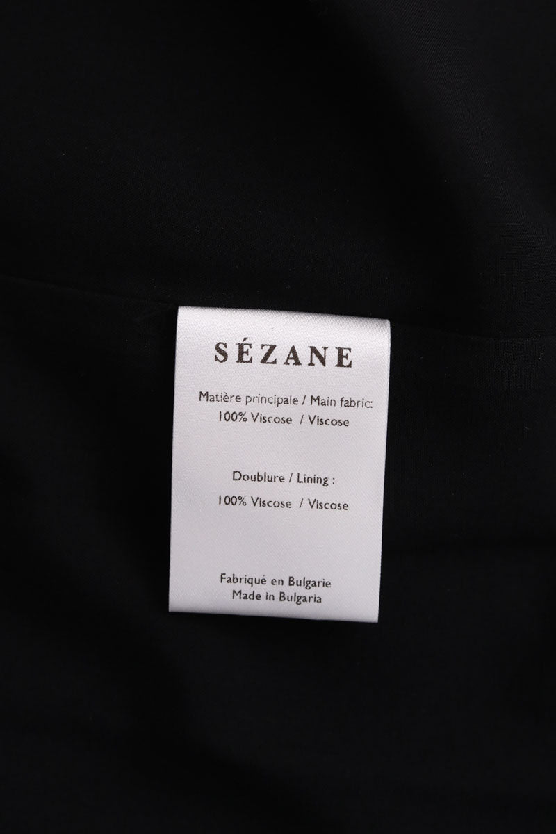 Jupe Sézane Noir en Viscose