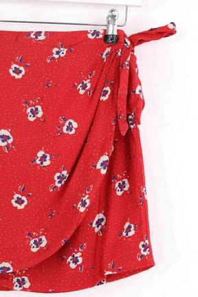 Jupe Sézane Rouge en Viscose