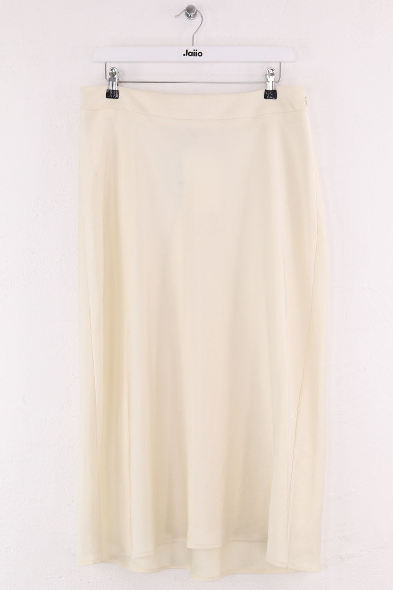 Jupe Sézane Sandaya Ecru en Synthétique, taille XL - Seconde Main