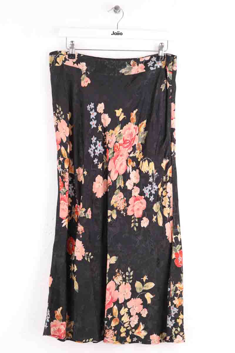 Jupe Sézane Sandy Noir en Viscose, taille XL - Seconde Main