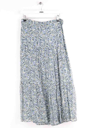 Jupe Sézane Tammie garden blue Vert en Viscose, taille L - Seconde Main
