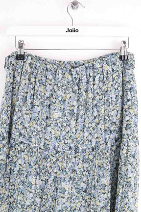 Jupe Sézane Tammie garden blue Vert en Viscose