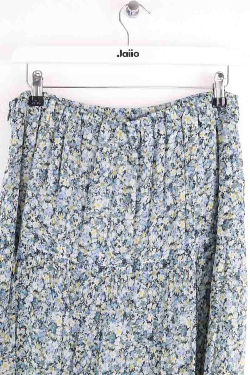 Jupe Sézane Tammie garden blue Vert en Viscose