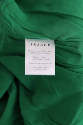 Jupe Sézane Vert en Synthétique
