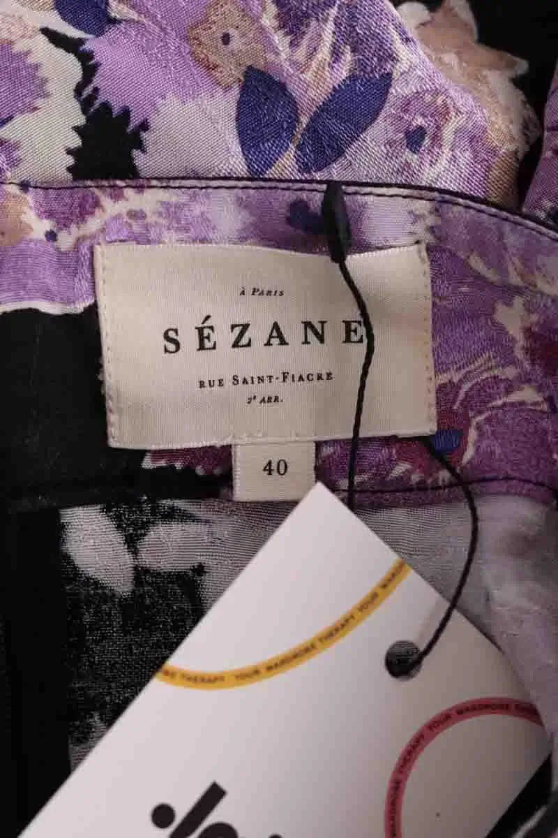 Jupe Sézane Violet en Viscose