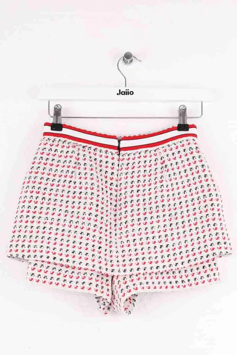 Jupe-short Maje Blanc en Coton