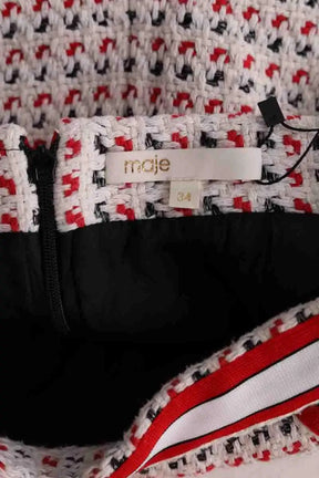 Jupe-short Maje Blanc en Coton