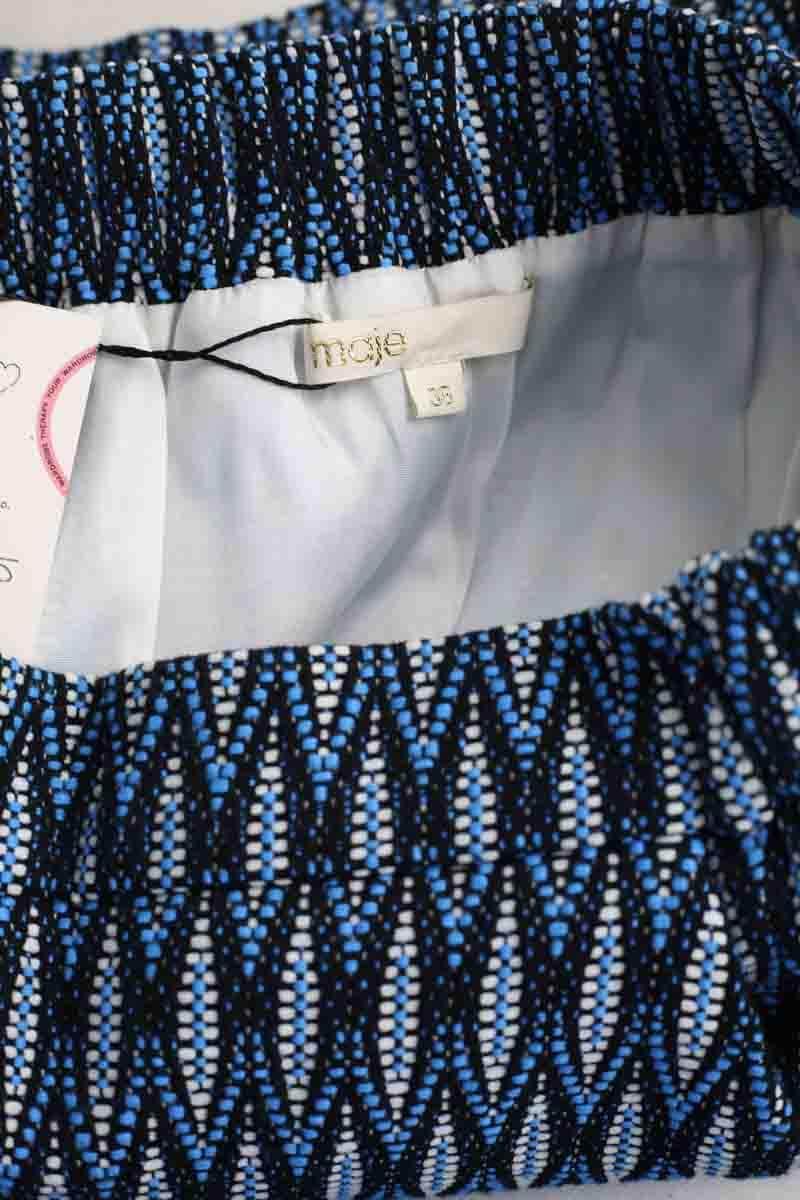 Jupe-short Maje Bleu en Synthétique