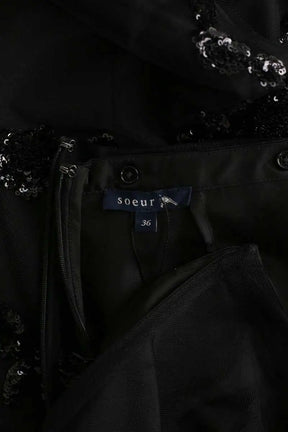 Jupe Soeur Grace Noir en Polyester