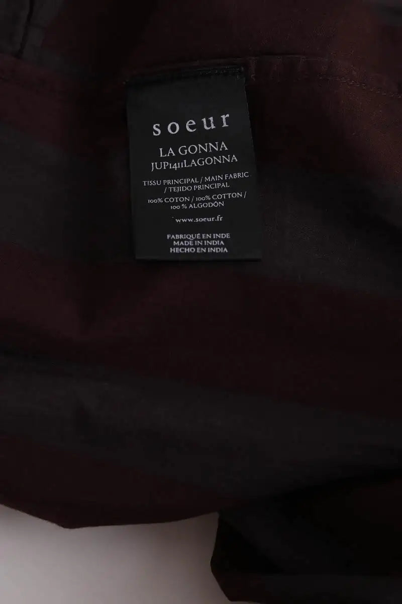 Jupe Soeur La Gonna Marron en Coton