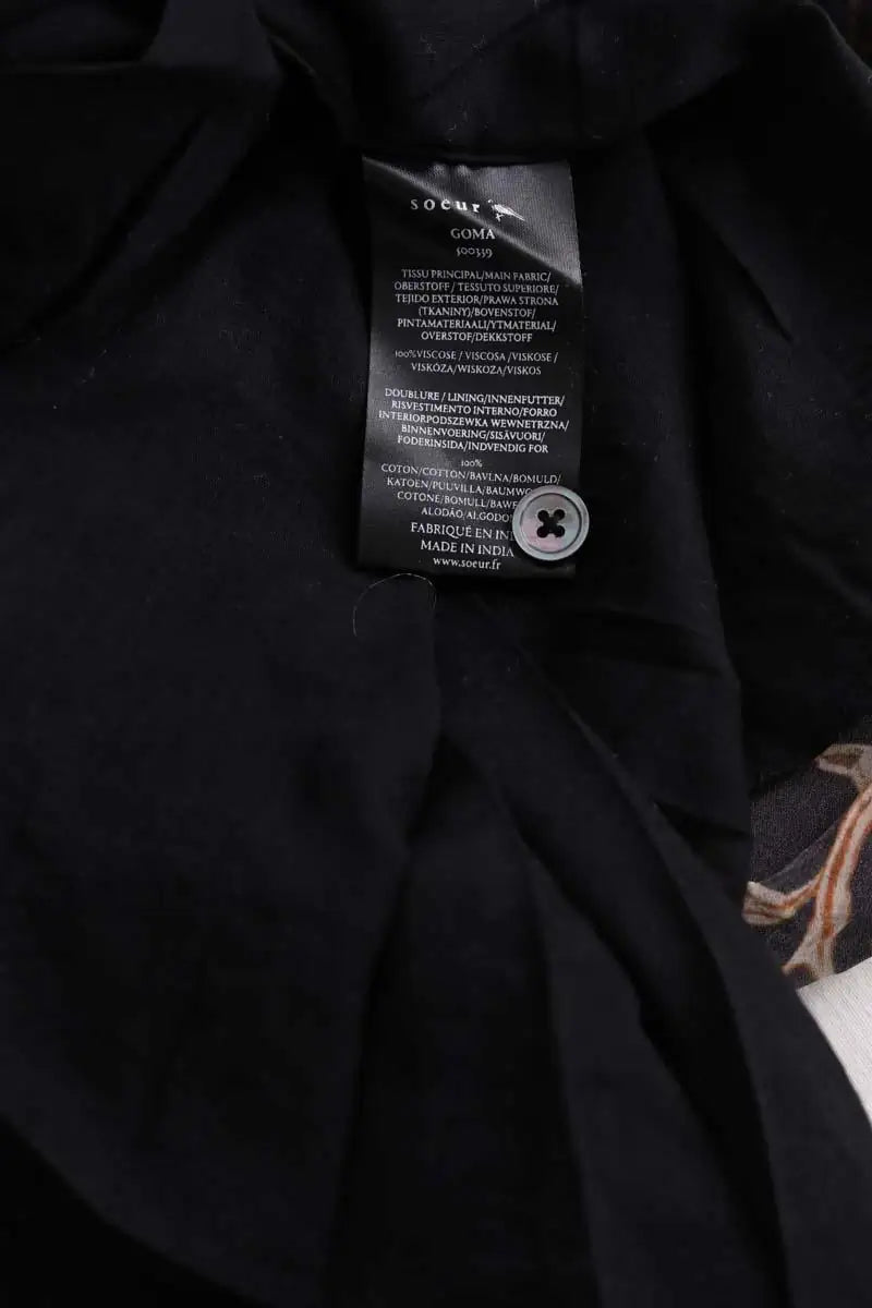 Jupe Soeur Noir en Viscose