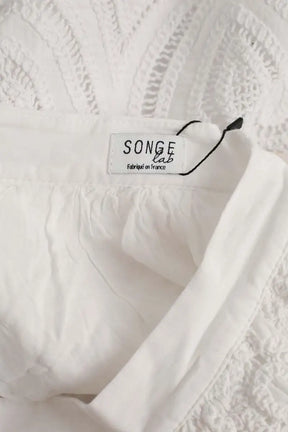 Jupe Songe Lab Blanc en Coton