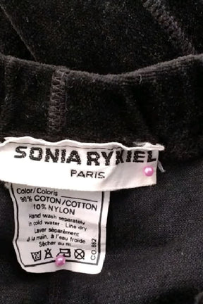 Jupe Sonia Rykiel Noir en Coton