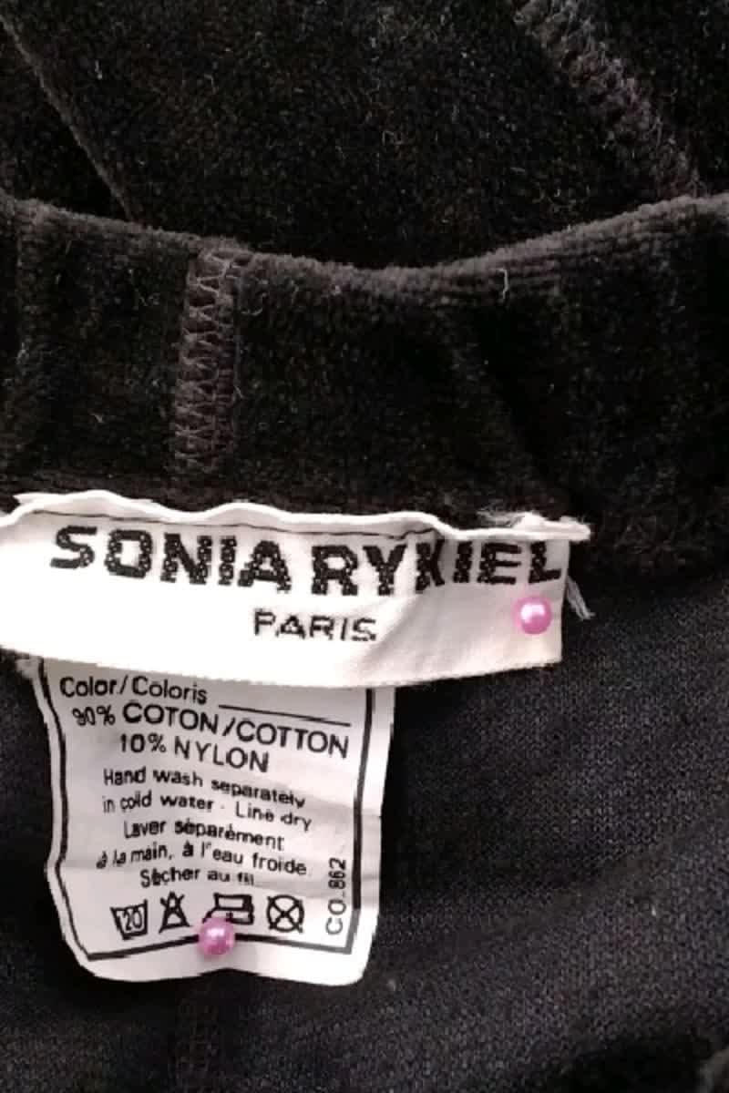Jupe Sonia Rykiel Noir en Coton